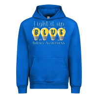 Cobalt light it up Urban Hoodie - MaliasSmallBusiness