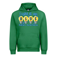 Emerald light it up Urban Hoodie - MaliasSmallBusiness
