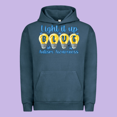 Light It Up Urban Hoodie Designed By Maliassmallbusiness