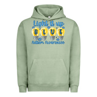 Pigment Oil Green light it up Urban Hoodie - MaliasSmallBusiness