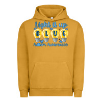 Pigment Peanut Butter light it up Urban Hoodie - MaliasSmallBusiness