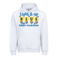 White light it up Urban Hoodie - MaliasSmallBusiness