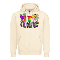 Sandshell art teacher Zipper Hoodie - Zillion Design Studio