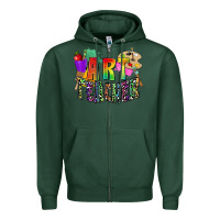 Sports Green art teacher Zipper Hoodie - Zillion Design Studio
