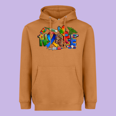 Autism Nurse Heavyweight Hoodie Designed By Zillion Design Studio