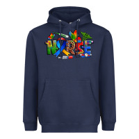 Navy autism nurse Heavyweight Hoodie - Zillion Design Studio