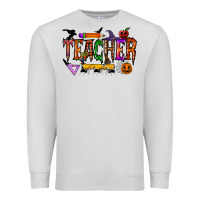 Dove Grey teacher halloween Premium Sweatshirt - RacoonDesign