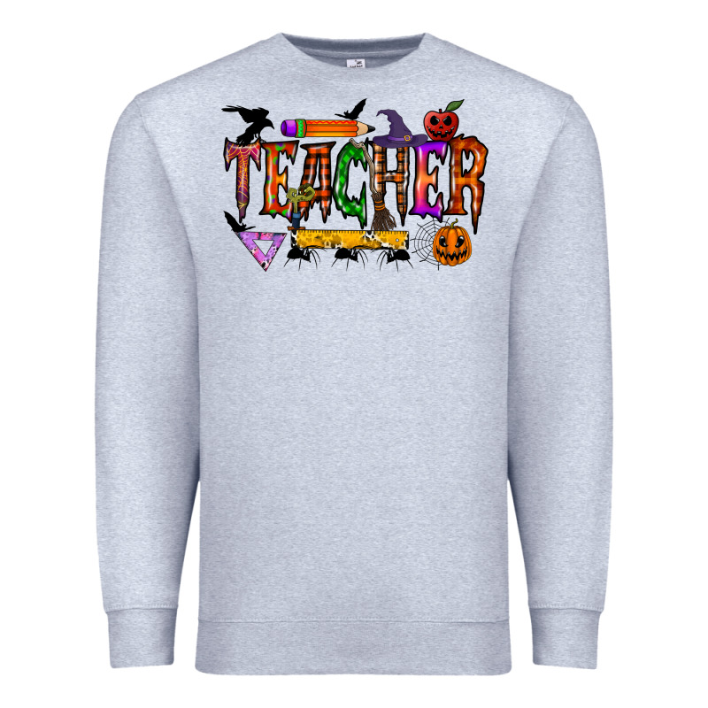 Teacher Halloween Premium Sweatshirt by RacoonDesign | Teevron