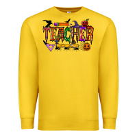 Lemon teacher halloween Premium Sweatshirt - RacoonDesign