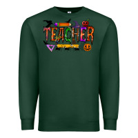 Sports Green teacher halloween Premium Sweatshirt - RacoonDesign