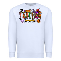 White teacher halloween Premium Sweatshirt - RacoonDesign