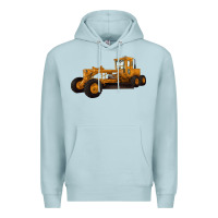Blue Mist Motor Grader Premium Hoodie - LillyAllenDesigns