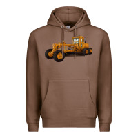 Chestnut Motor Grader Premium Hoodie - LillyAllenDesigns
