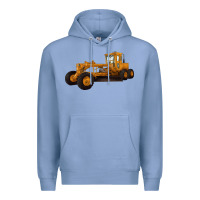Colony Blue Motor Grader Premium Hoodie - LillyAllenDesigns