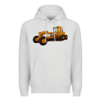 Dove Grey Motor Grader Premium Hoodie - LillyAllenDesigns