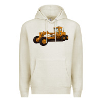 Oatmeal Heather Motor Grader Premium Hoodie - LillyAllenDesigns