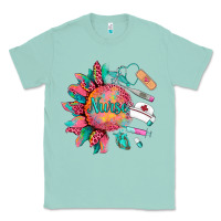 Seafoam western  nurse medical instruments Classic Tee - BarkalooDesign