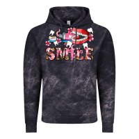 Cloud Black smile with teeth and brush Vintage Hoodie - AdoDesignShop