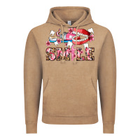 Vintage Coffee smile with teeth and brush Vintage Hoodie - AdoDesignShop