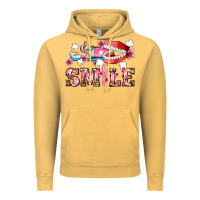 Vintage Mustard smile with teeth and brush Vintage Hoodie - AdoDesignShop