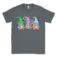 Charcoal Heather floral gnomes Classic Tee - Zillion Design Studio