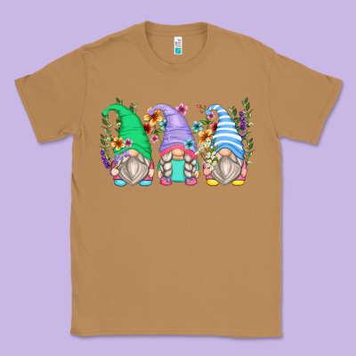 Classic Tee floral gnomes