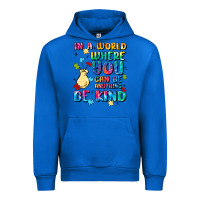 Cobalt in a world where you can be anything Urban Hoodie - MaliasSmallBusiness