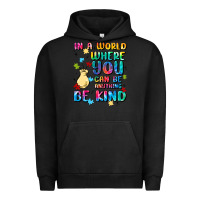 Pigment Black in a world where you can be anything Urban Hoodie - MaliasSmallBusiness