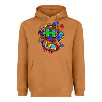 Meerkat autism superhero ripped tshirt Heavyweight Hoodie - Zillion Design Studio