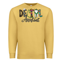 Antique Gold dentalassistant Premium Sweatshirt - CowhideDigitalArt