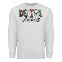 Dove Grey dentalassistant Premium Sweatshirt - CowhideDigitalArt