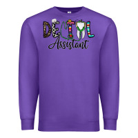 Purple dentalassistant Premium Sweatshirt - CowhideDigitalArt