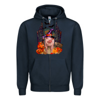 Navy Pig halloween Zipper Hoodie - RanaPortraitStore