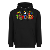 Black autism teacher Heavyweight Hoodie - Zillion Design Studio