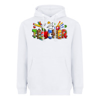 White autism teacher Heavyweight Hoodie - Zillion Design Studio