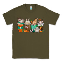 Army Green rabbit coffee cups Classic Tee - texasbilliewilder