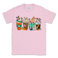 Rabbit Coffee Cups Classic Tee | Teevron