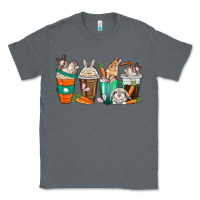 Charcoal Heather rabbit coffee cups Classic Tee - texasbilliewilder