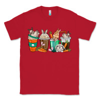 Red rabbit coffee cups Classic Tee - texasbilliewilder