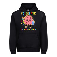 Black celebrate neurodiversity Urban Hoodie - MaliasSmallBusiness