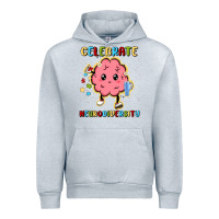 Heather Grey celebrate neurodiversity Urban Hoodie - MaliasSmallBusiness