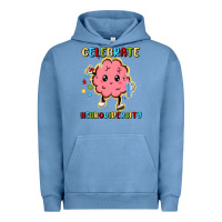 Pigment Pebble Blue celebrate neurodiversity Urban Hoodie - MaliasSmallBusiness