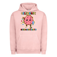 Pigment Salmon celebrate neurodiversity Urban Hoodie - MaliasSmallBusiness
