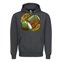 Smoke footballwithsunflowers Zipper Hoodie - texasbilliewilder