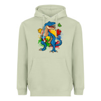 Matcha autism trex Heavyweight Hoodie - Zillion Design Studio