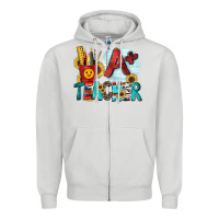 A  Teacher Zipper Hoodie | Teevron