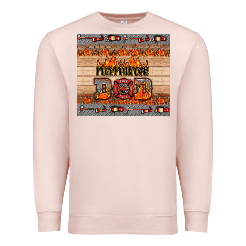 Firefighter Dad Premium Sweatshirt by HRA Design Shop | Teevron