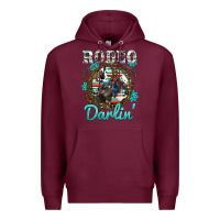 Burgundy rodeo darling Premium Hoodie - BarkalooDesign