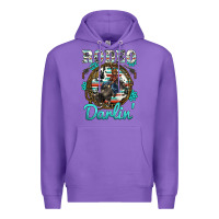 Purple rodeo darling Premium Hoodie - BarkalooDesign