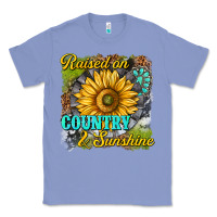 Colony Blue raised on country and sunshine Classic Tee - texasbilliewilder